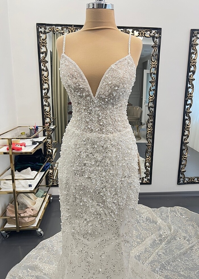 Balık model gelinlik - Görsel 2