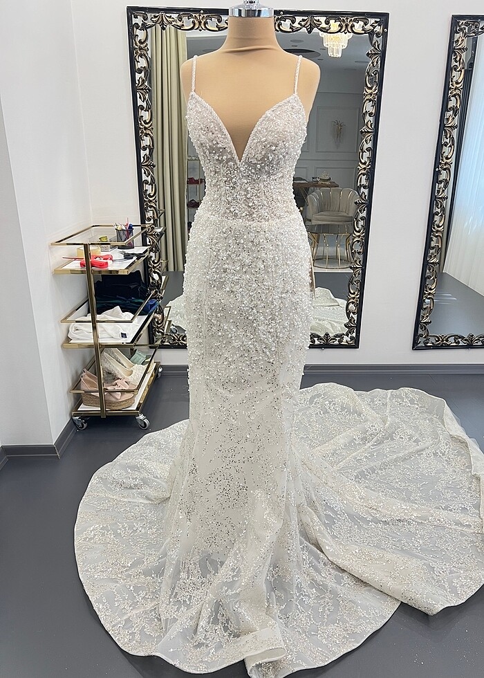 Balık model gelinlik - Görsel 3