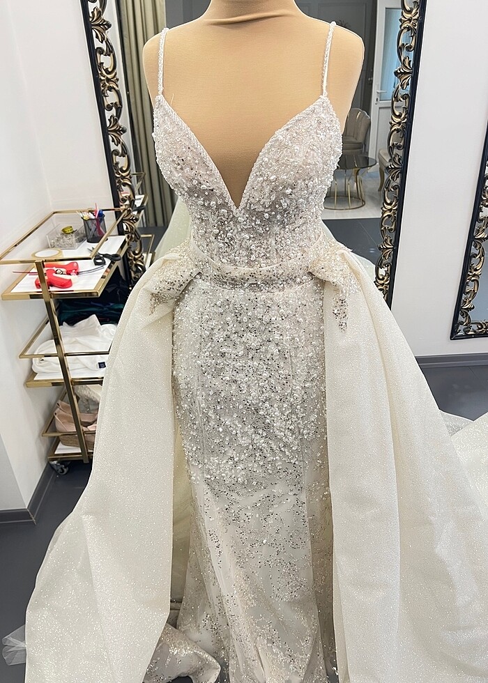 Balık model gelinlik - Görsel 5