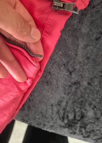 Kızlar için Fermuarlı Pembe Yelek - Görsel 5