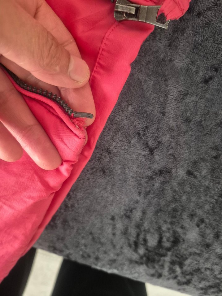 Kızlar için Fermuarlı Pembe Yelek - Görsel 5