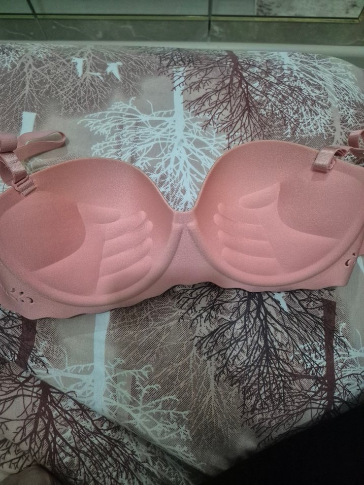Pastel Pembe Destekli Sütyen - Görsel 3