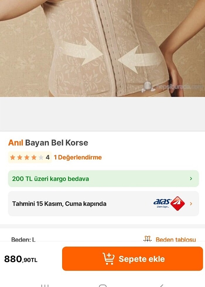 Anil toparlayıci korse - Görsel 2