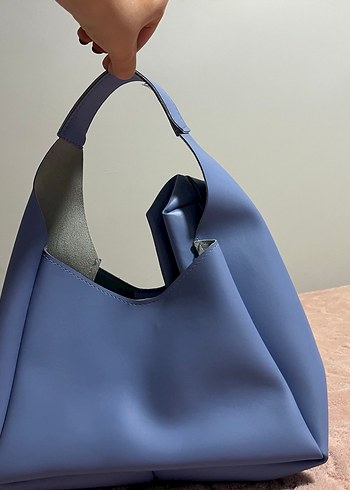 Shaka Suni Deri Çıtçıtlı Makyaj Cantalı El ve Kol Çantası - Görsel 3