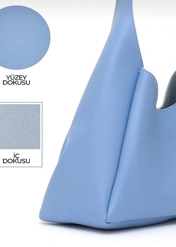 Shaka Suni Deri Çıtçıtlı Makyaj Cantalı El ve Kol Çantası - Görsel 9