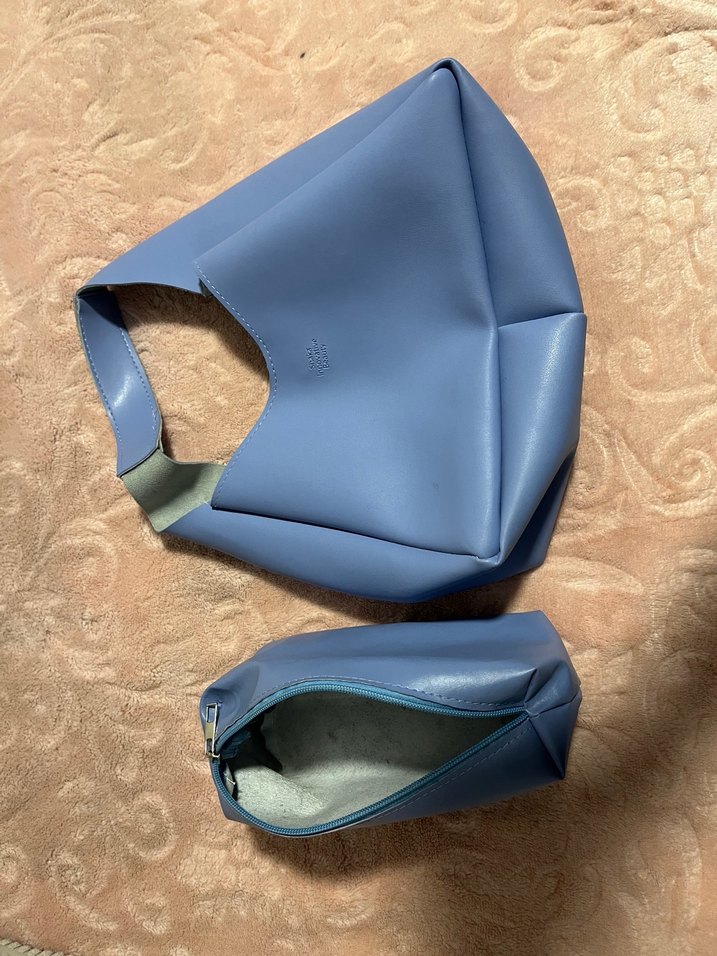 Shaka Suni Deri Çıtçıtlı Makyaj Cantalı El ve Kol Çantası - Görsel 5