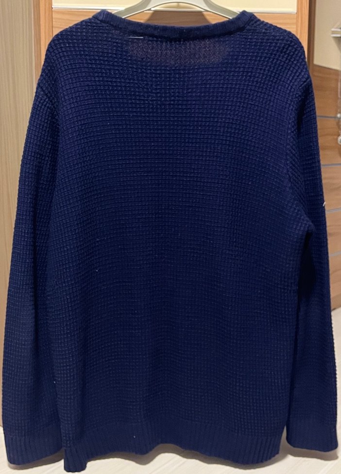 Defacto Erkek Lacivert Kazak - Görsel 2