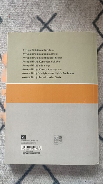 Avrupa Birliği hukuku ve Temel metinleri Kamuran Reçber  - Görsel 2