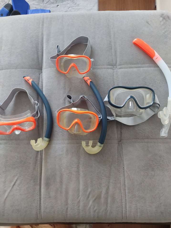 Yetişkin ve çocuk yüzme dalış şnorkel seti - Görsel 2