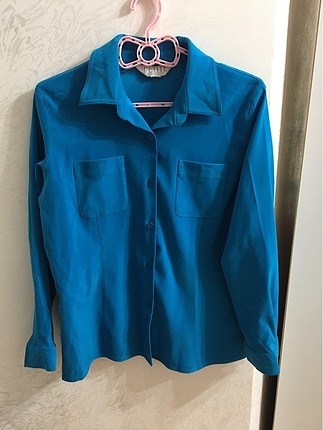 Mavi renk gömlek ceket