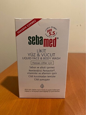 Sebamed yüz cilt ve vücut temizleyici