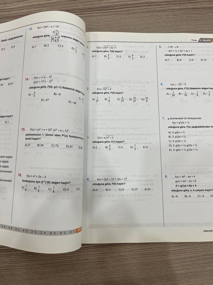 Modüler AYT Matematik Soru Bankası 3. Kitap - Görsel 2