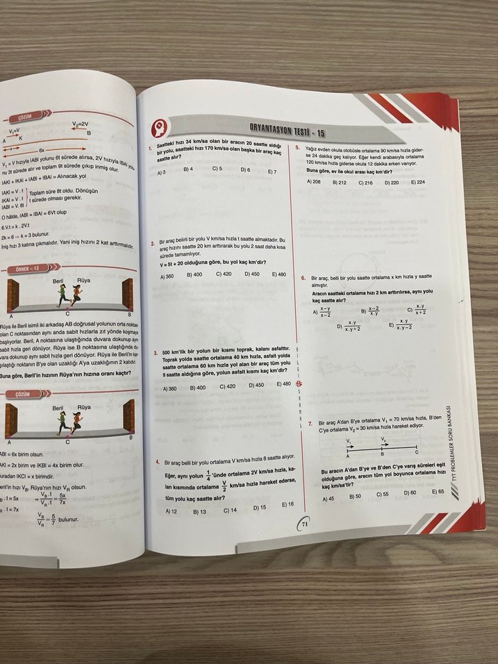 TYT Problemler Soru Bankası 1. Oturum - Görsel 2