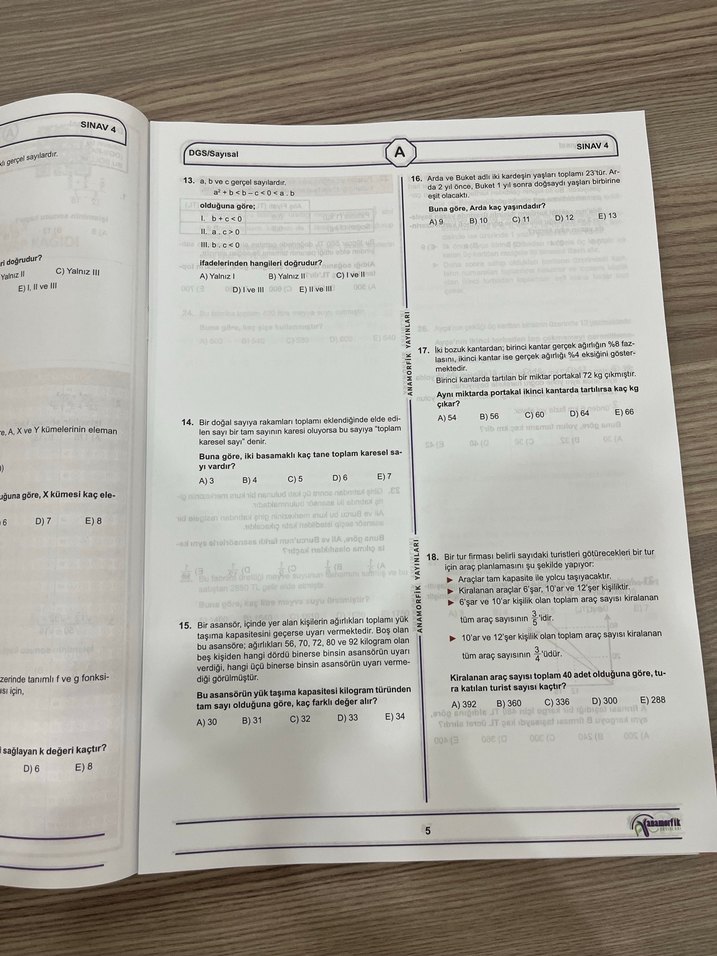 2025 DGS Anamorfik 50 Sayısal 50 Sözel Deneme Paketi - Görsel 3
