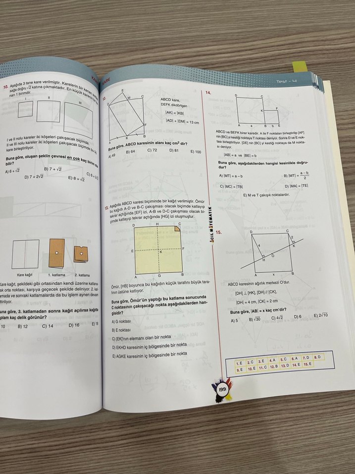 Acil Geometri TYT-AYT Soru Bankası - Görsel 2