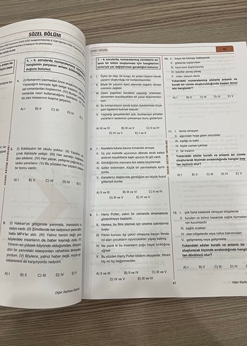 DGS Tasarı 5 Muhteşem Deneme Kitabı - Görsel 2