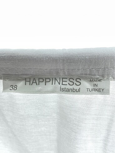 38 Beden beyaz Renk Happiness Gömlek %70 İndirimli.