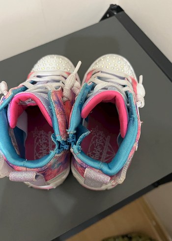 Renkli Pullu Kız Çocuk Spor Ayakkabı - Görsel 6