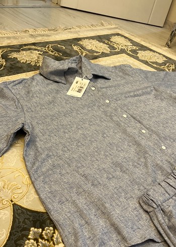 Gri Düğmeli  Takımı BEJ Factory marka - Görsel 6