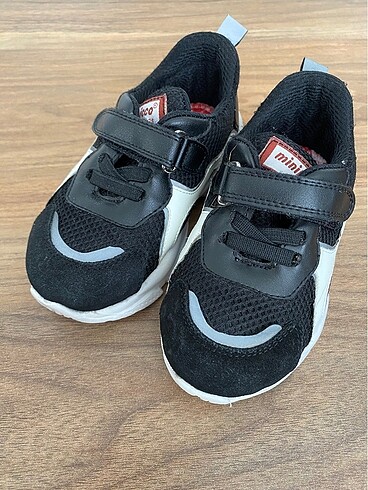 Minipicco Marka Bebek Çocuk Siyah Spor Ayakkabı