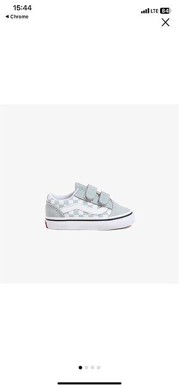 26 Beden Vans Old Skool Bebek Yeşil Sneaker Spor Ayakkabı