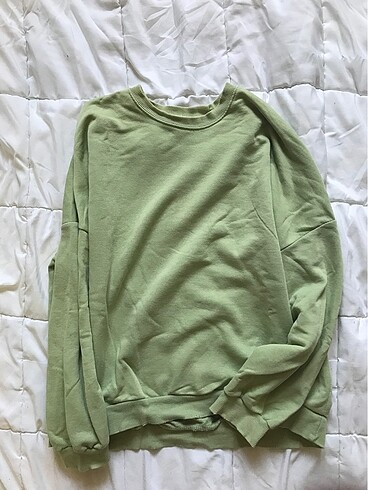 bershka yeşil sweatshirt