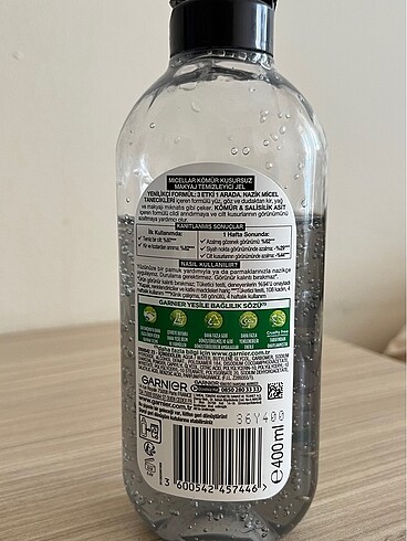 Garnier Micellar Kömür Makyaj Temizleme Jeli