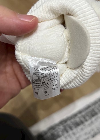 Beyaz Nakışlı Kız Çocuk Ev Terliği - Görsel 2