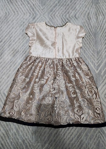 Kız Çocuk Dantel İşlemeli Elbise - Görsel 9