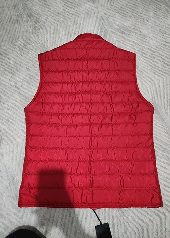 Kırmızı Fermuarlı Erkek Yelek - Görsel 6