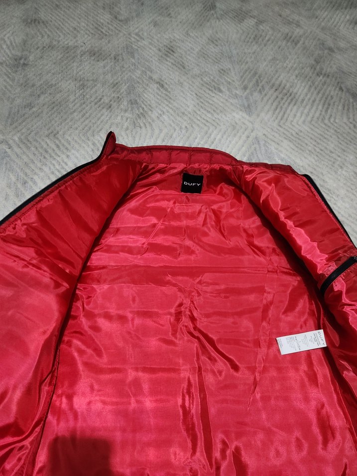 Kırmızı Fermuarlı Erkek Yelek - Görsel 3