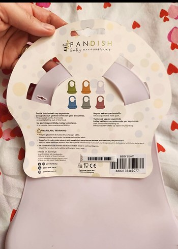 BibSy Silikon Bebek Önlüğü Pembe - Görsel 3