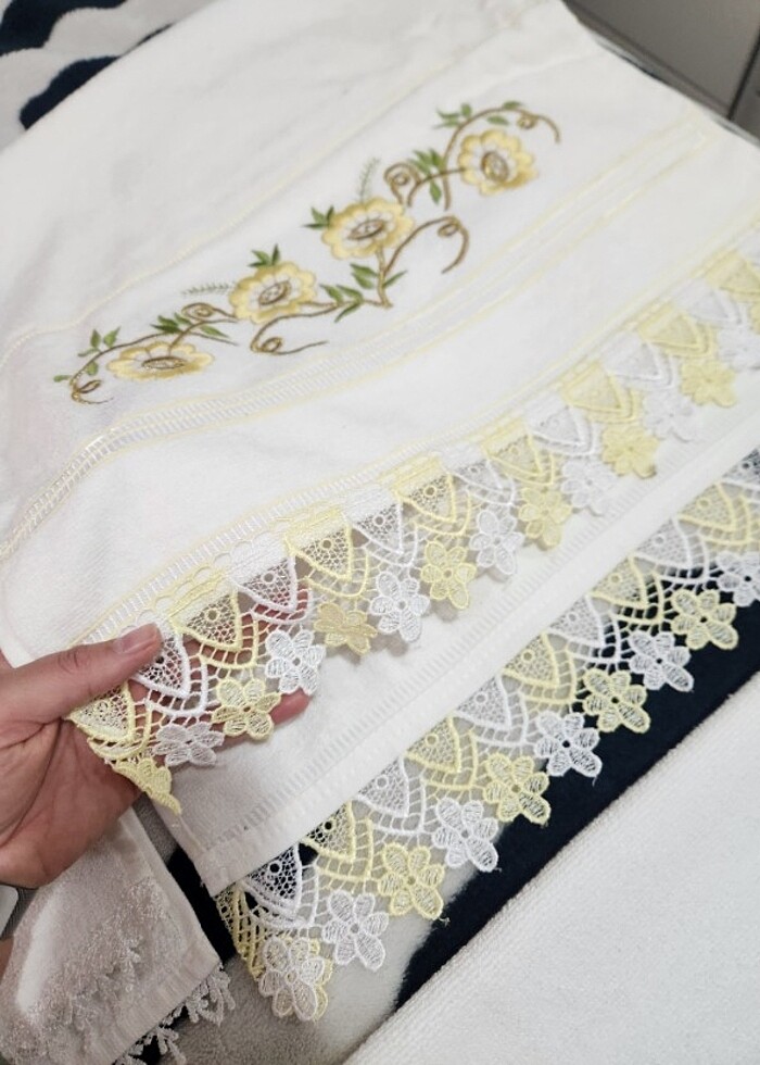 İşlemeli havlu - Görsel 2