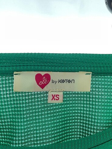 xs Beden yeşil Renk Koton Kısa Elbise %70 İndirimli.