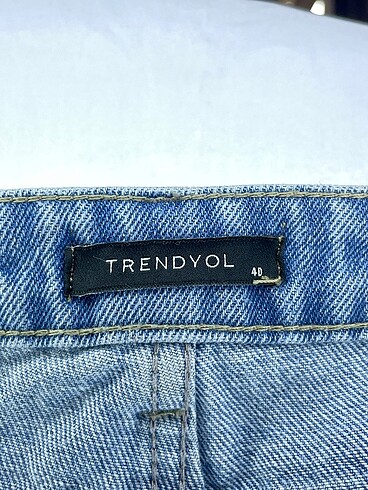 40 Beden mavi Renk Trendyol & Milla Jean / Kot %70 İndirimli.