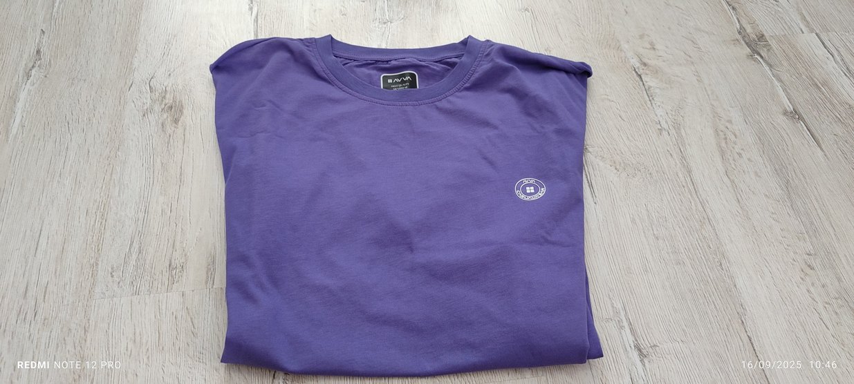 Mavi Baskılı Beyaz Erkek Tişört - Görsel 5