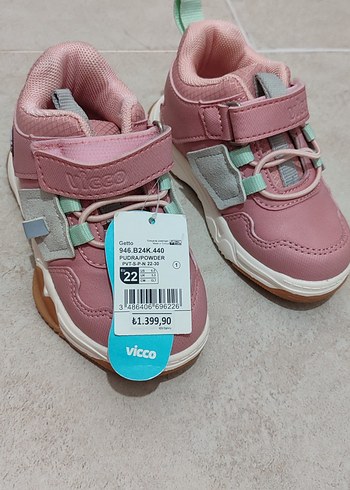 Vicco Pembe Kız Çocuk Spor Ayakkabı - Görsel 4