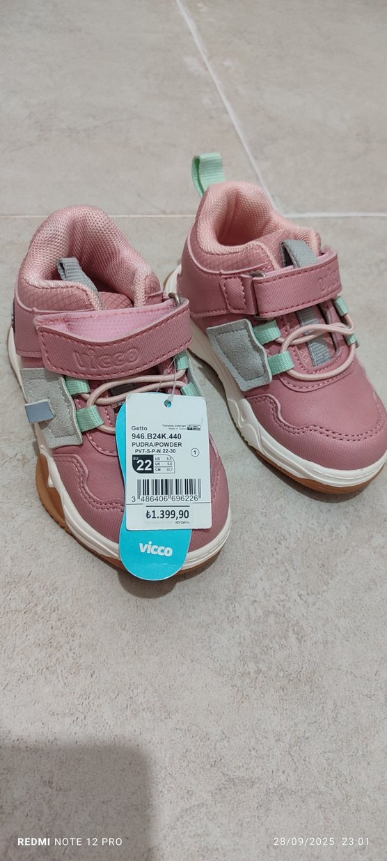 Vicco Pembe Kız Çocuk Spor Ayakkabı - Görsel 4