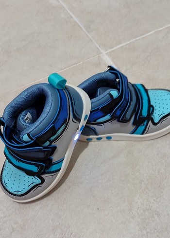 Mavi Baskılı Erkek Çocuk Spor Ayakkabı - Görsel 3