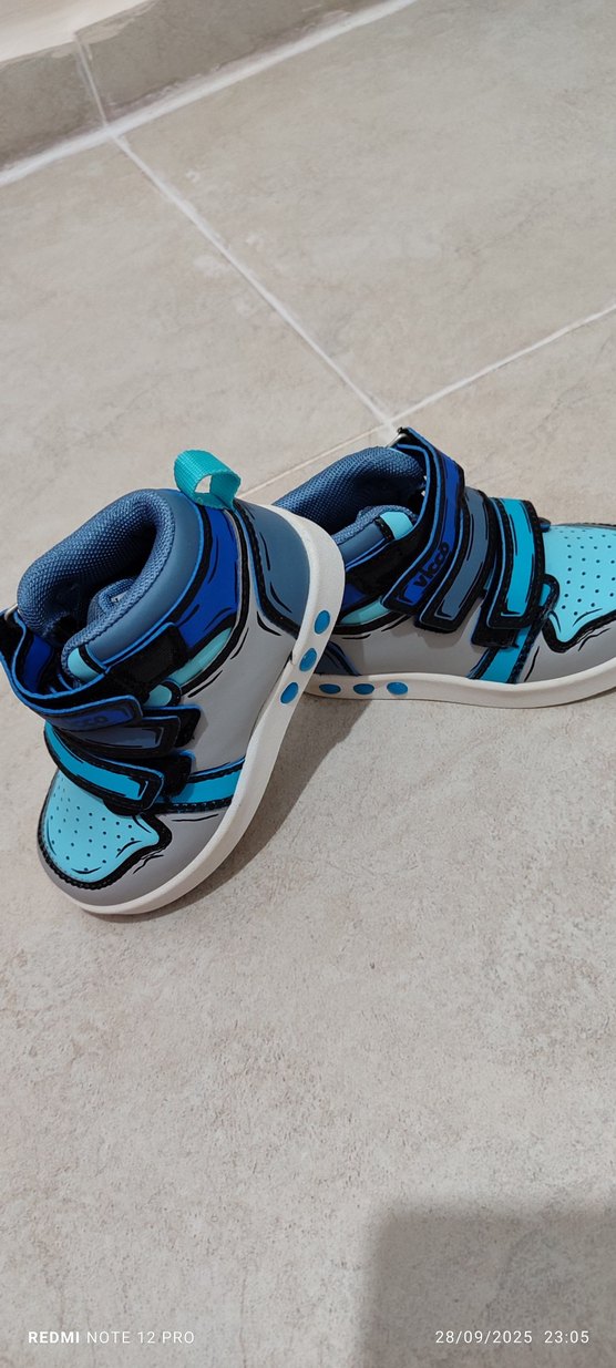 Mavi Baskılı Erkek Çocuk Spor Ayakkabı - Görsel 2