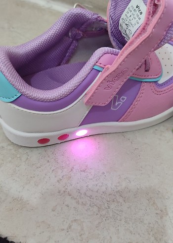 Kızlar için Pembe Bağcıksız Sneaker - Görsel 3