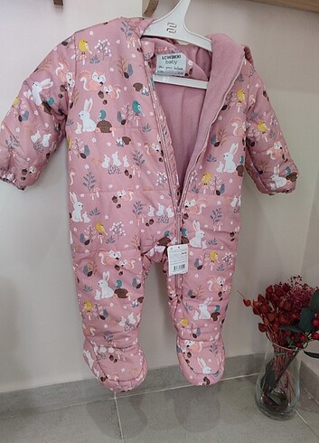 Kız bebek tulum etiketli - Görsel 2