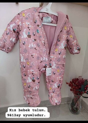 Kız bebek tulum etiketli - Görsel 3