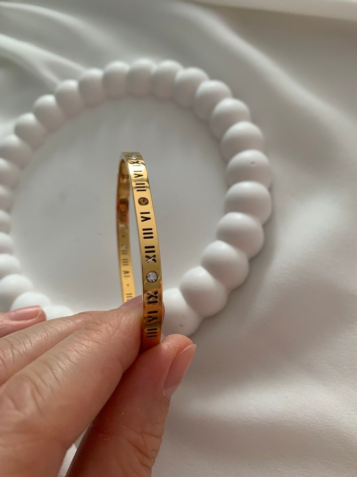 Çelik Romen rakam kelepçe - Görsel 2