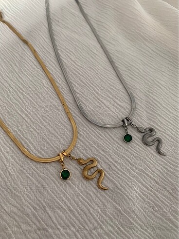 Zara Çelik İtalyan snake kolye