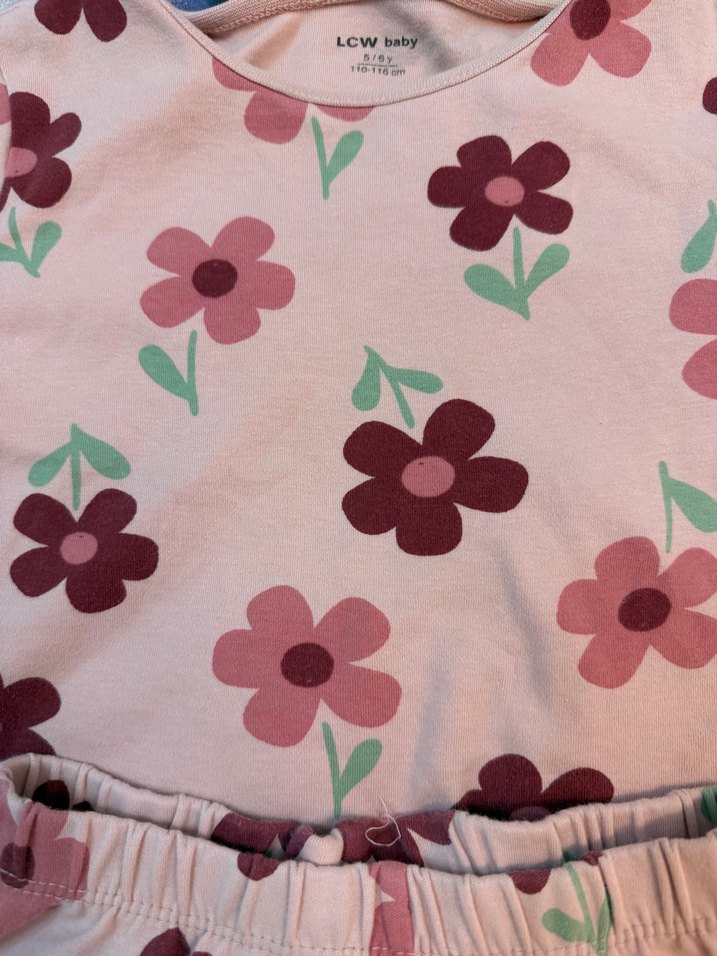 Uzun Kollu Çiçek Desenli Bebek Kız Tulumu - Görsel 3