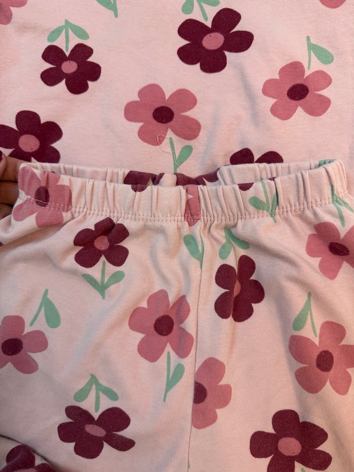 Uzun Kollu Çiçek Desenli Bebek Kız Tulumu - Görsel 4