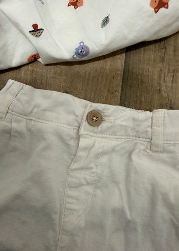 Beyaz Pamuklu Erkek Uzun Kollu Baskılı Gömlek - Görsel 4