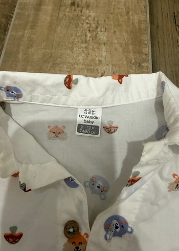 Beyaz Pamuklu Erkek Uzun Kollu Baskılı Gömlek - Görsel 2