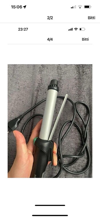 Braun saç maşası